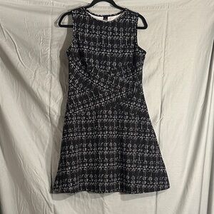 Chic Black and White Women's Dress